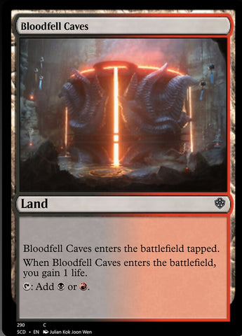 Bloodfell Caves [Starter Commander Decks] Magic: The Gathering