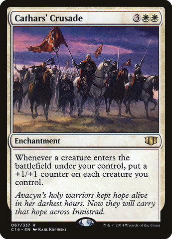 Cathars' Crusade [Commander 2014] Magic: The Gathering