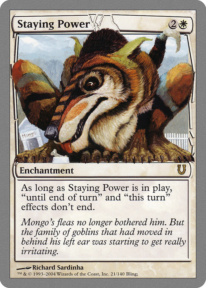 Staying Power [Unhinged] Magic: The Gathering