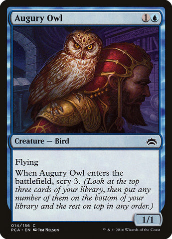 Augury Owl [Planechase Anthology] Magic: The Gathering