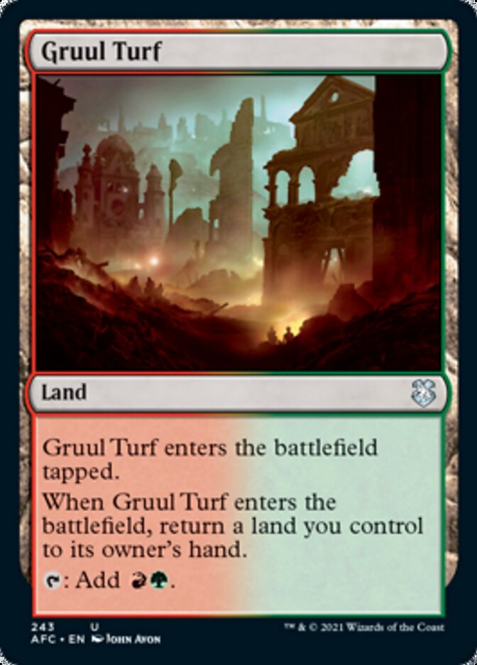 Gruul Turf [Dungeons & Dragons: Adventures in the Forgotten Realms Commander] Magic: The Gathering