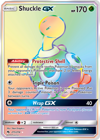 Shuckle GX (215/214) [Sun & Moon: Lost Thunder] Pokémon
