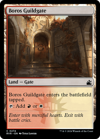 Boros Guildgate [Ravnica Remastered] Magic: The Gathering