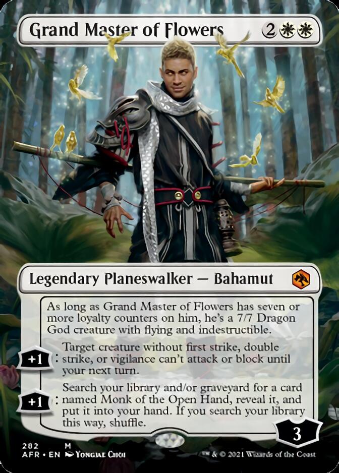 Grand Master of Flowers (Borderless) [Dungeons & Dragons: Adventures in the Forgotten Realms] Magic: The Gathering