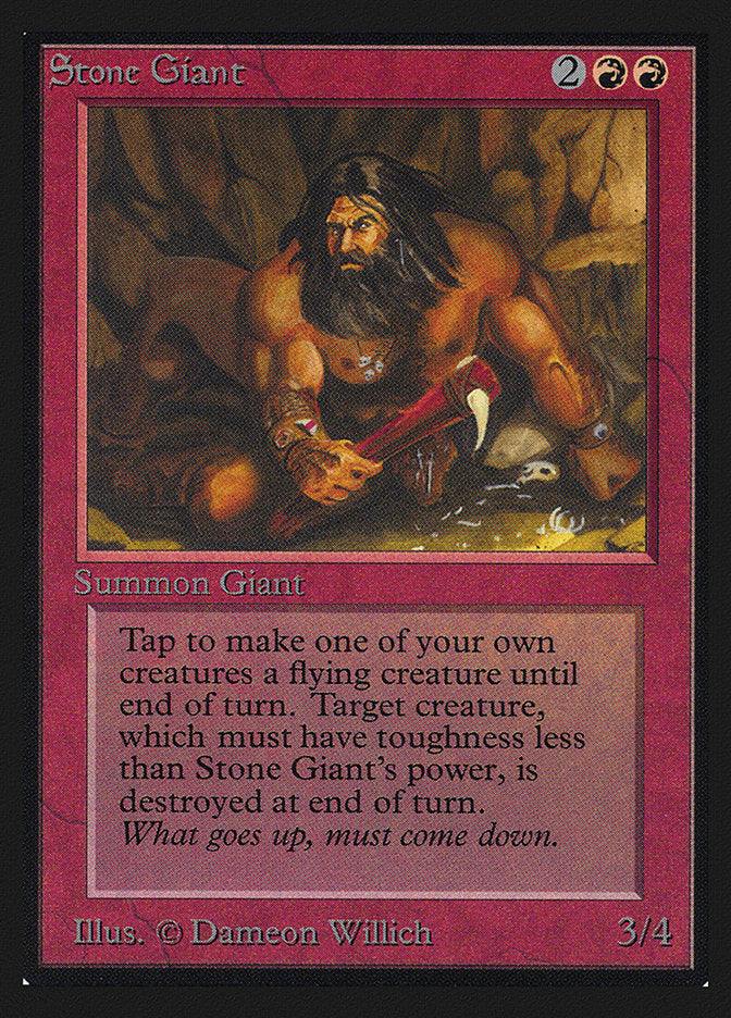 Stone Giant [International Collectors' Edition] Magic: The Gathering
