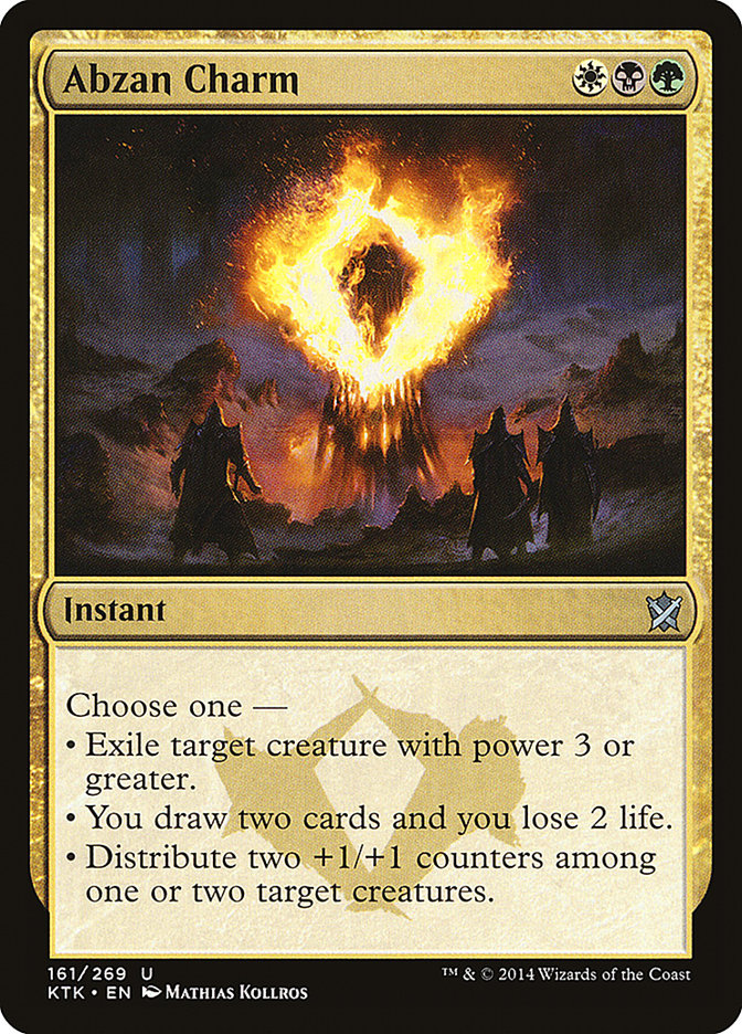 Abzan Charm [Khans of Tarkir] Magic: The Gathering