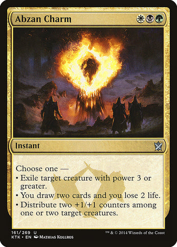 Abzan Charm [Khans of Tarkir] Magic: The Gathering
