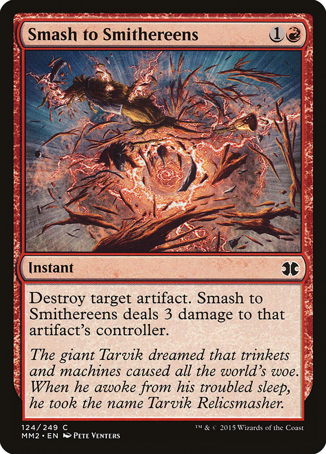 Smash to Smithereens [Modern Masters 2015] Magic: The Gathering