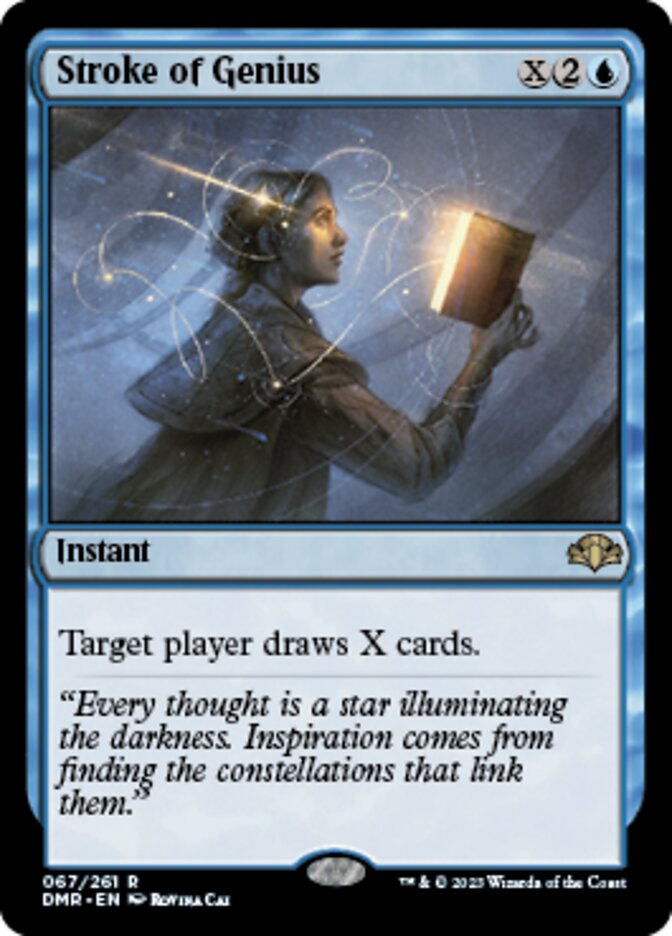 Stroke of Genius [Dominaria Remastered] Magic: The Gathering