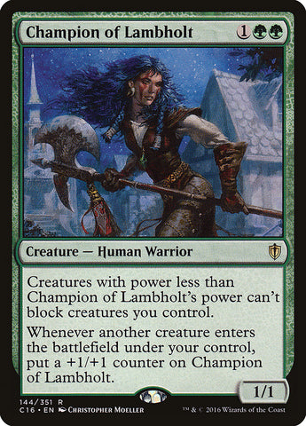Champion of Lambholt [Commander 2016] Magic: The Gathering
