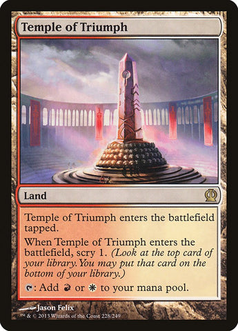 Temple of Triumph [Theros] Magic: The Gathering