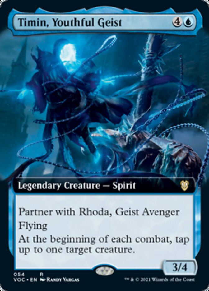 Timin, Youthful Geist (Extended Art) [Innistrad: Crimson Vow Commander] Magic: The Gathering