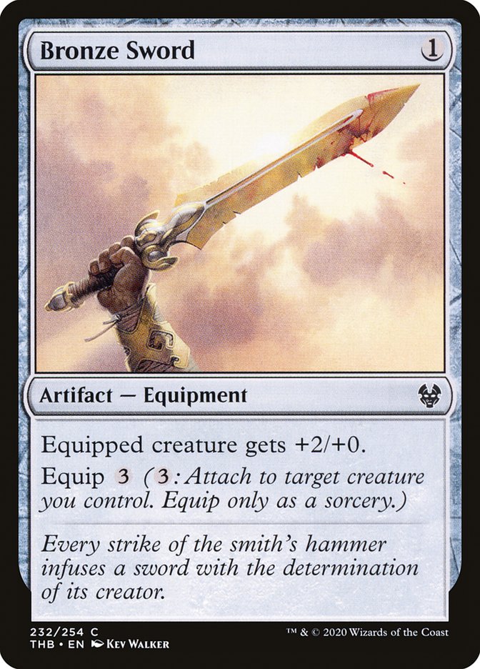 Bronze Sword [Theros Beyond Death] Magic: The Gathering