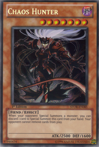 Chaos Hunter [STOR-EN085] Secret Rare Yu-Gi-Oh!