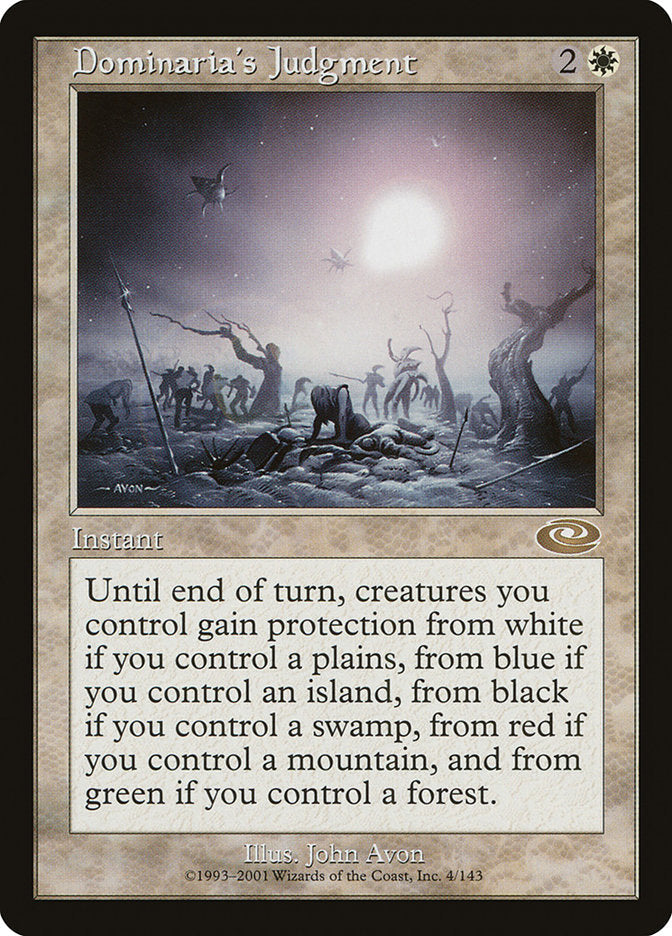 Dominaria's Judgment [Planeshift] Magic: The Gathering
