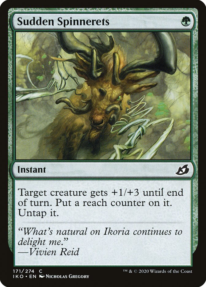 Sudden Spinnerets [Ikoria: Lair of Behemoths] Magic: The Gathering