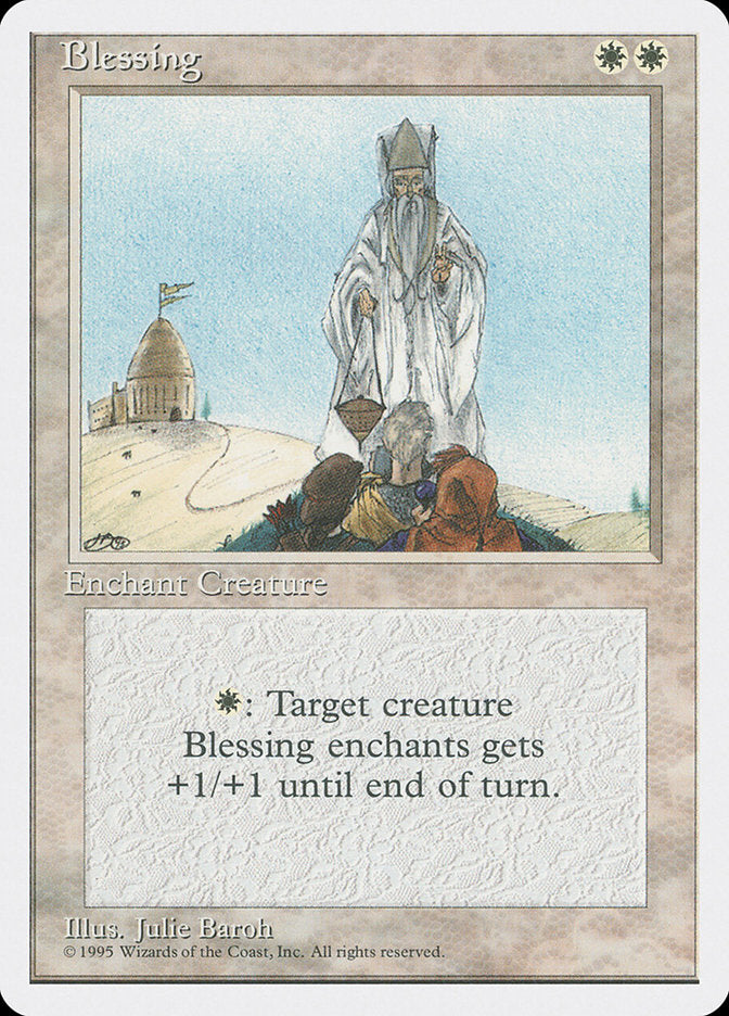 Blessing [Fourth Edition] Magic: The Gathering