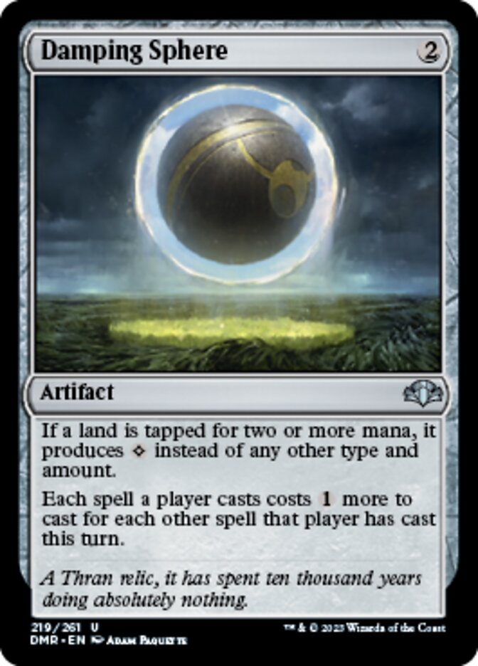 Damping Sphere [Dominaria Remastered] Magic: The Gathering