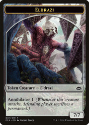 Eldrazi Spawn (003) // Eldrazi Double-Sided Token [Planechase Anthology Tokens] Magic: The Gathering