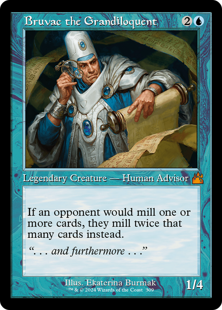 Bruvac the Grandiloquent (Retro Frame) [Ravnica Remastered] Magic: The Gathering