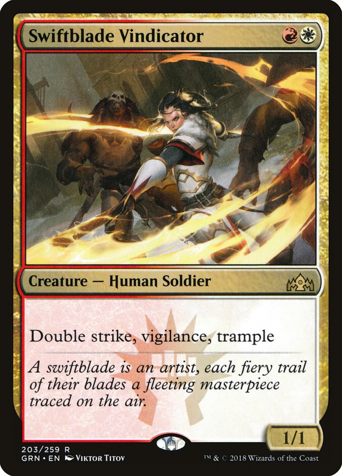 Swiftblade Vindicator [Guilds of Ravnica] Magic: The Gathering