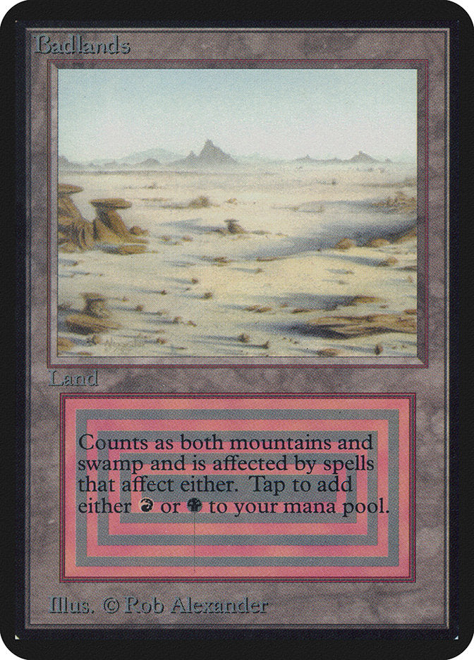 Badlands [Alpha Edition] Magic: The Gathering