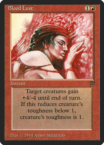 Blood Lust [Legends] Magic: The Gathering