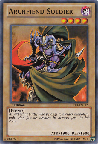 Archfiend Soldier [BP01-EN112] Common Yu-Gi-Oh!