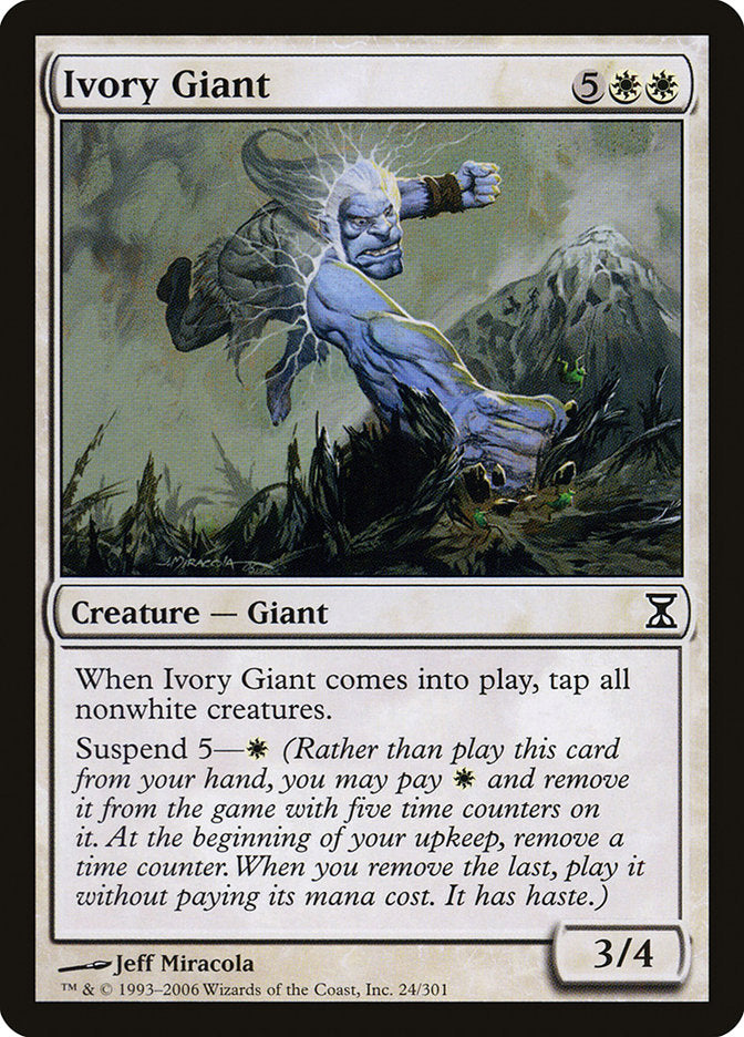 Ivory Giant [Time Spiral] Magic: The Gathering