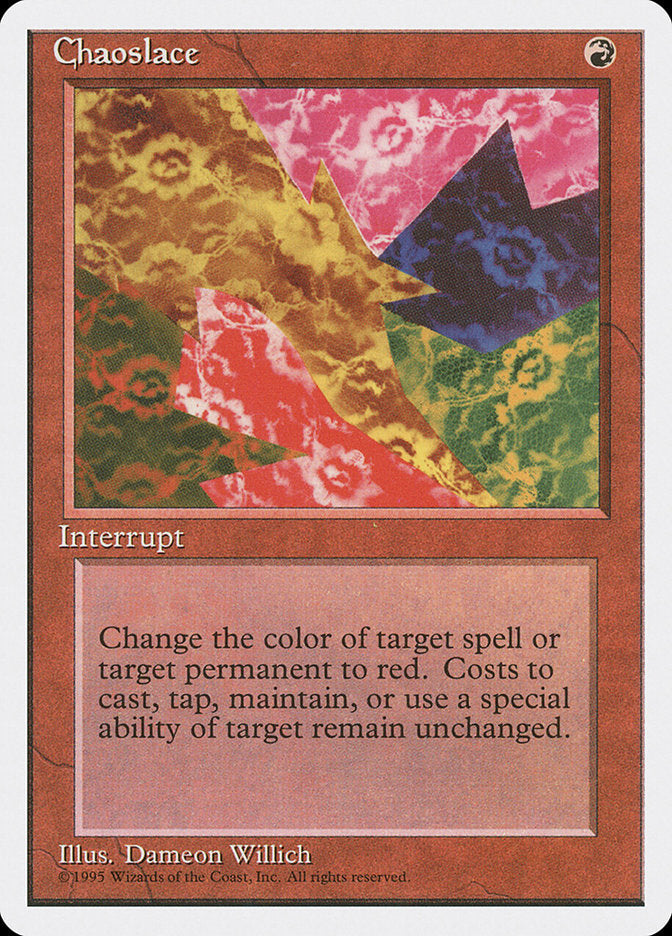 Chaoslace [Fourth Edition] Magic: The Gathering