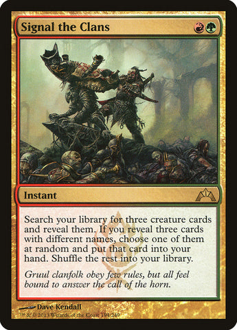 Signal the Clans [Gatecrash] Magic: The Gathering