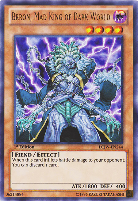 Brron, Mad King of Dark World [LCJW-EN244] Ultra Rare Yu-Gi-Oh!