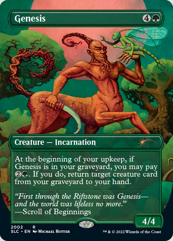 Genesis (Borderless) [Secret Lair 30th Anniversary Countdown Kit] Magic: The Gathering
