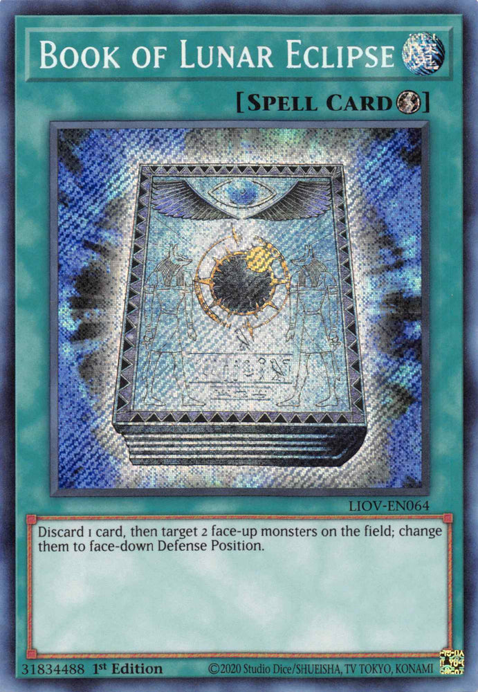 Book of Lunar Eclipse [LIOV-EN064] Secret Rare Yu-Gi-Oh!