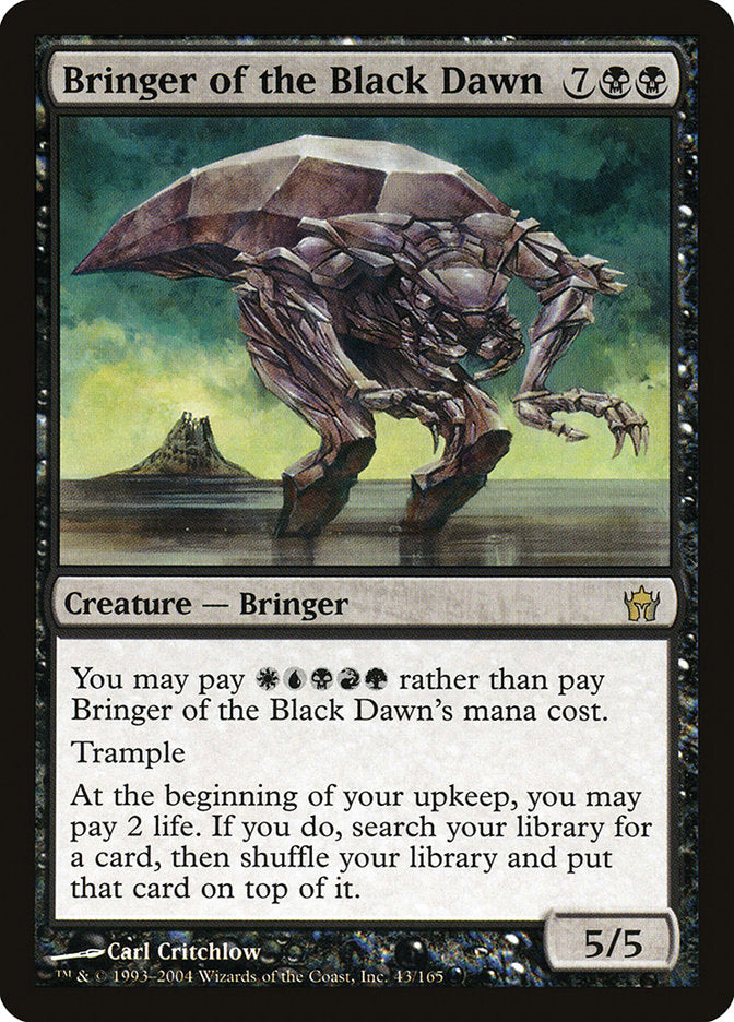 Bringer of the Black Dawn [Fifth Dawn] Magic: The Gathering