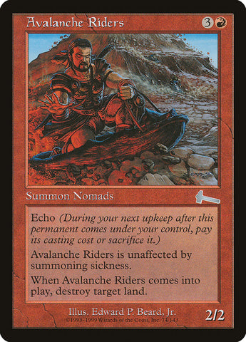 Avalanche Riders [Urza's Legacy] Magic: The Gathering