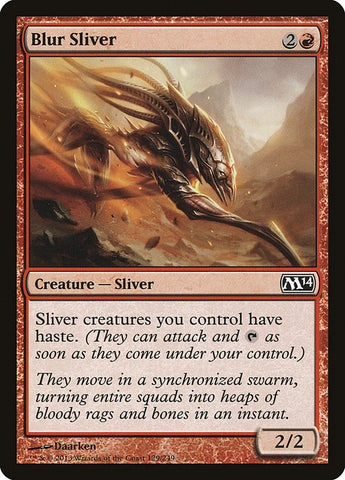 Blur Sliver [Magic 2014] Magic: The Gathering