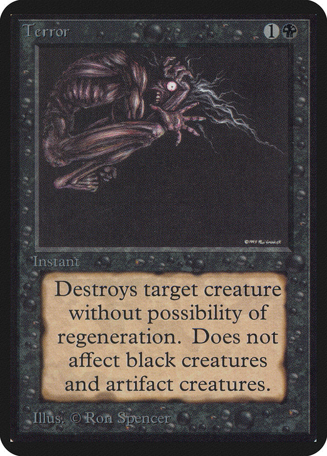 Terror [Alpha Edition] Magic: The Gathering