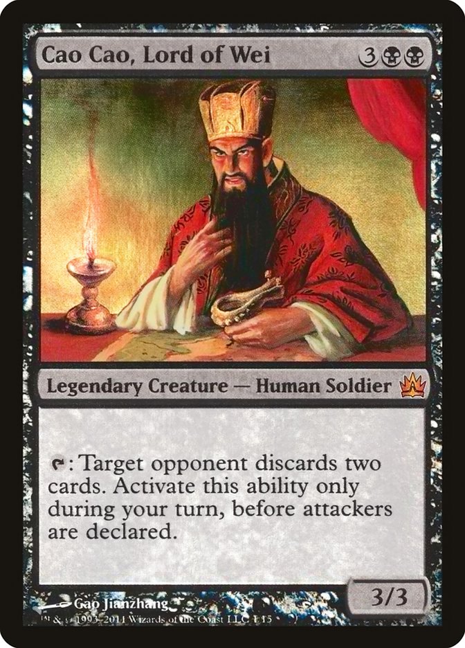 Cao Cao, Lord of Wei [From the Vault: Legends] Magic: The Gathering