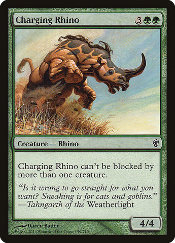 Charging Rhino [Conspiracy] Magic: The Gathering
