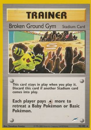 Broken Ground Gym (92/105) [Neo Destiny Unlimited] Pokémon