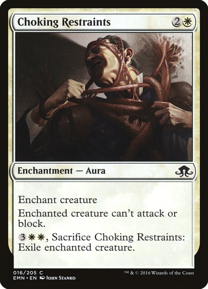 Choking Restraints [Eldritch Moon] Magic: The Gathering