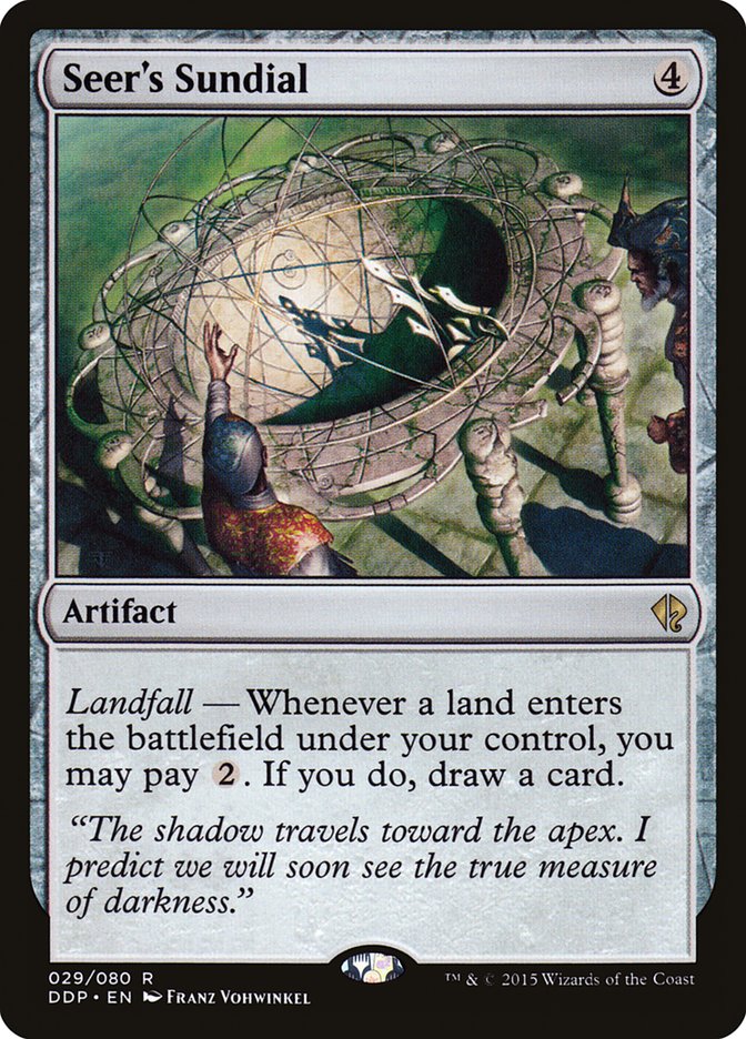 Seer's Sundial [Duel Decks: Zendikar vs. Eldrazi] Magic: The Gathering