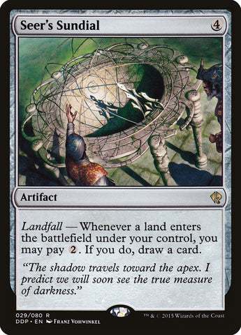 Seer's Sundial [Duel Decks: Zendikar vs. Eldrazi] Magic: The Gathering