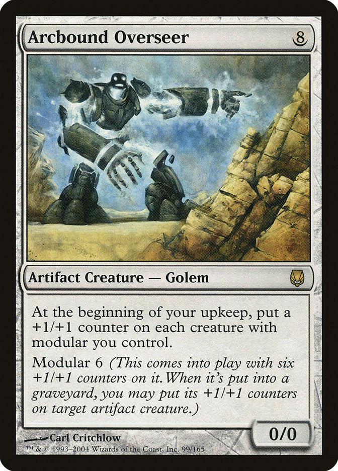 Arcbound Overseer [Darksteel] Magic: The Gathering