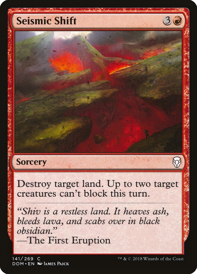 Seismic Shift [Dominaria] Magic: The Gathering