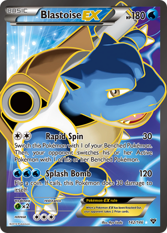 Blastoise EX (142/146) [XY: Base Set] Pokémon