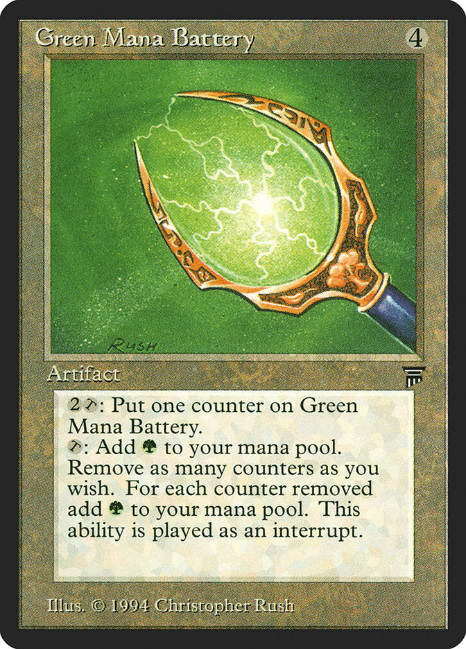 Green Mana Battery [Legends] Magic: The Gathering