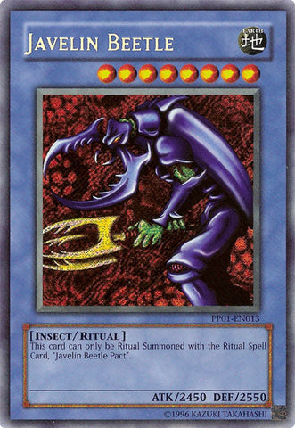 Javelin Beetle [PP01-EN013] Secret Rare Yu-Gi-Oh!