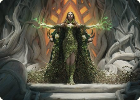 Titania, Voice of Gaea Art Card [The Brothers' War Art Series] Magic: The Gathering